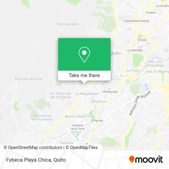 Fybeca  Playa Chica map