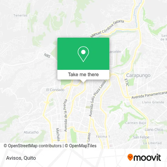 Avisos map
