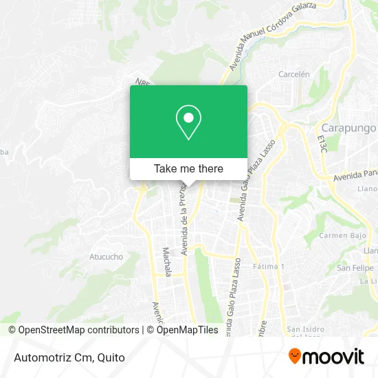Automotriz Cm map