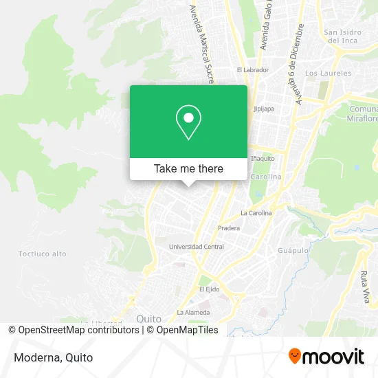 Moderna map