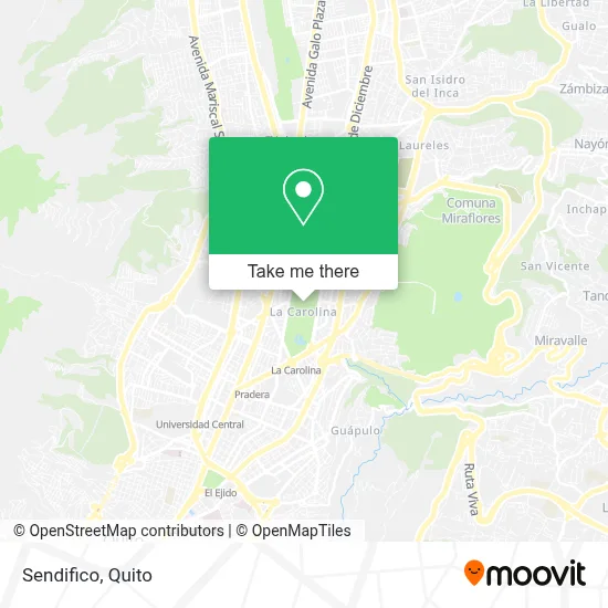 Sendifico map