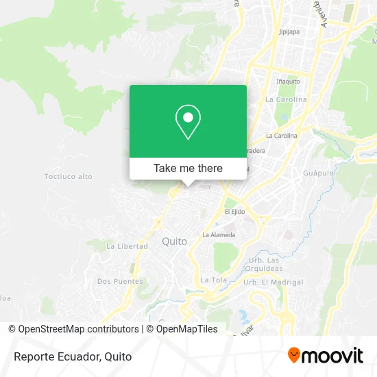 Reporte Ecuador map