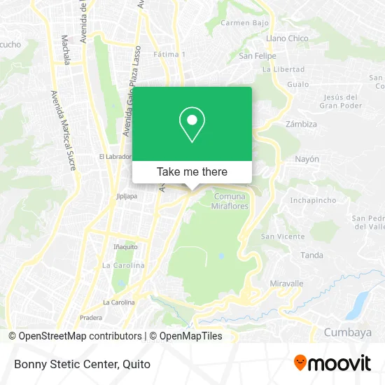 Bonny Stetic Center map