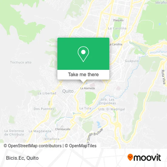 Bicis.Ec map