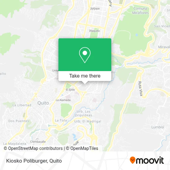 Kiosko Poliburger map