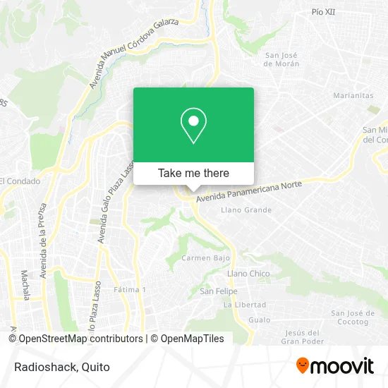 Radioshack map