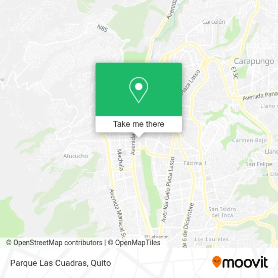 Parque Las Cuadras map