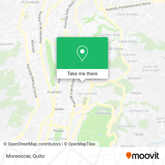 Morenocar map