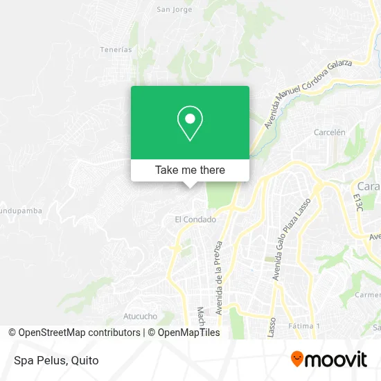 Spa Pelus map
