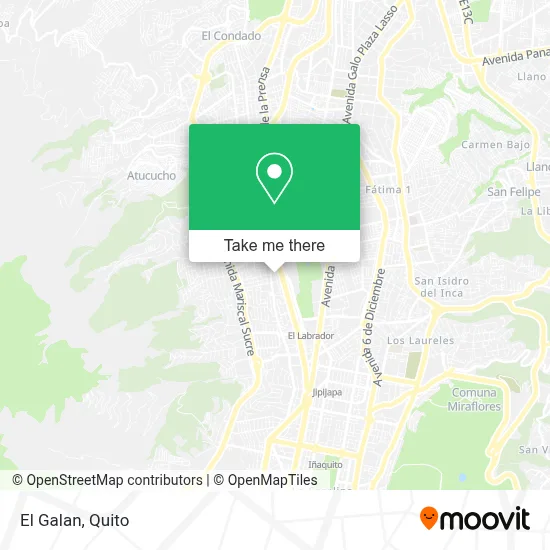 El Galan map