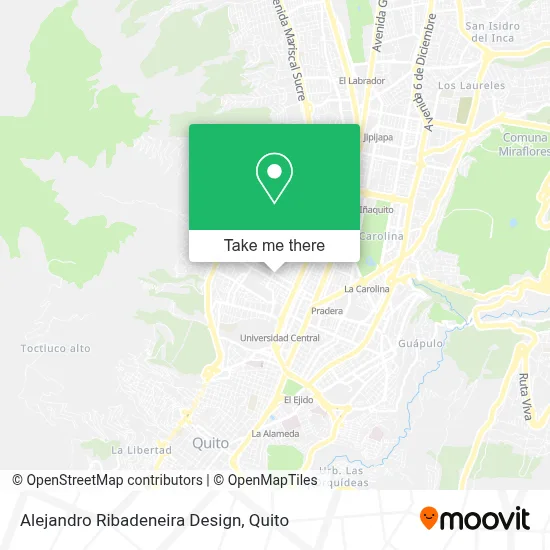 Alejandro Ribadeneira Design map