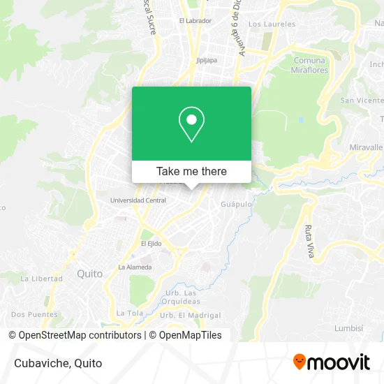 Cubaviche map