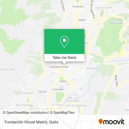 Fundación Visual Matriz map