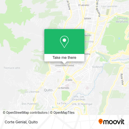 Corte Genial map