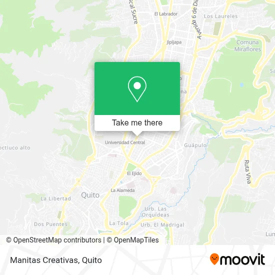 Manitas Creativas map