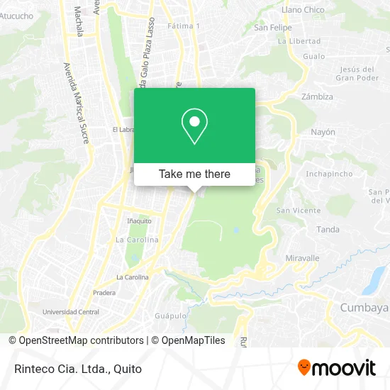 Rinteco Cia. Ltda. map