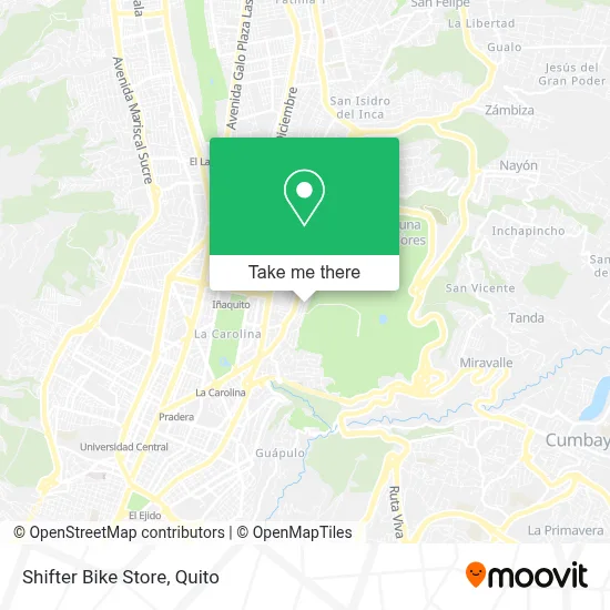 Shifter Bike Store map