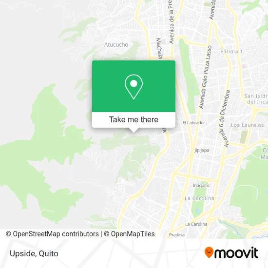 Upside map