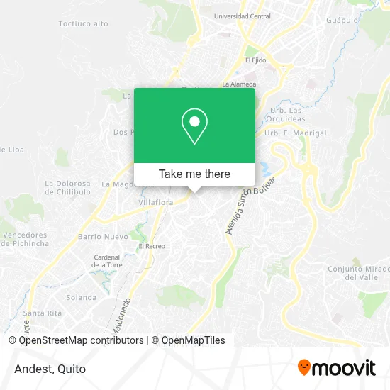 Andest map
