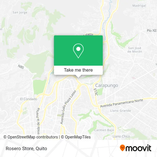 Rosero Store map