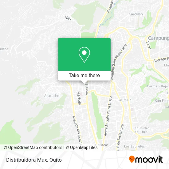 Distribuidora Max map