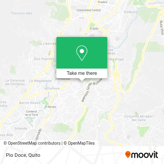 Pio Doce map