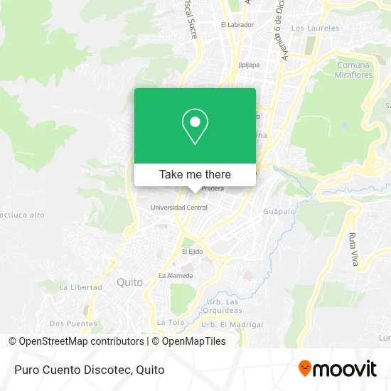 Puro Cuento Discotec map