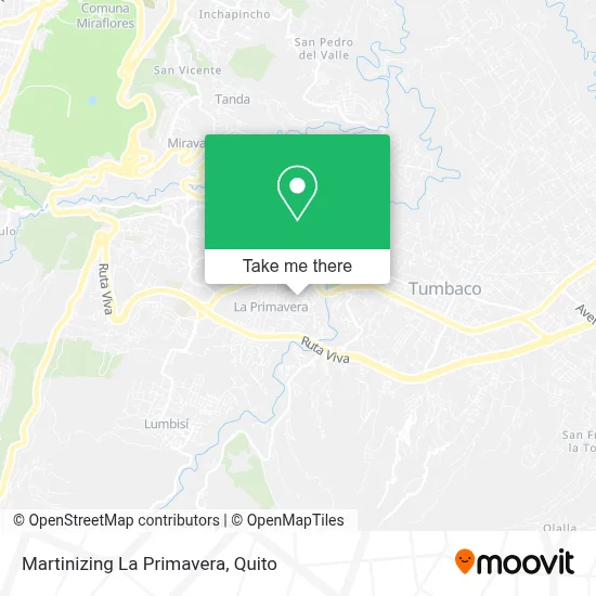 Martinizing La Primavera map