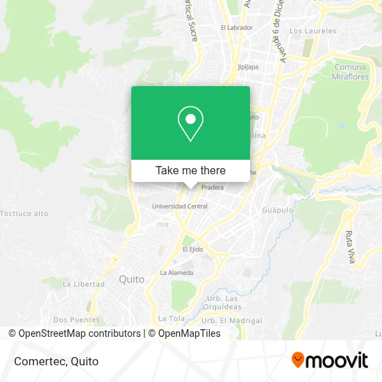 Comertec map