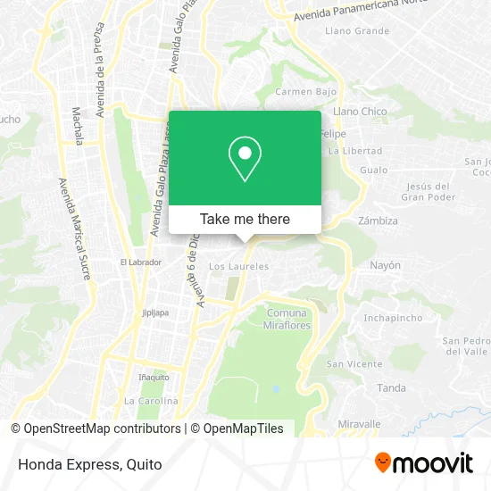 Honda Express map