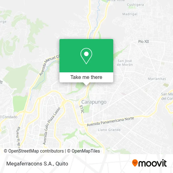 Megaferracons S.A. map