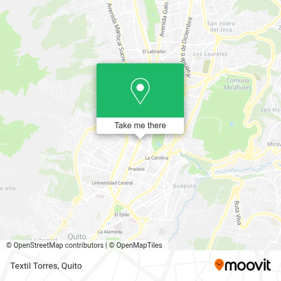 Textil Torres map