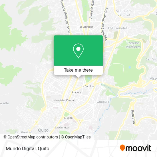 Mundo Digital map