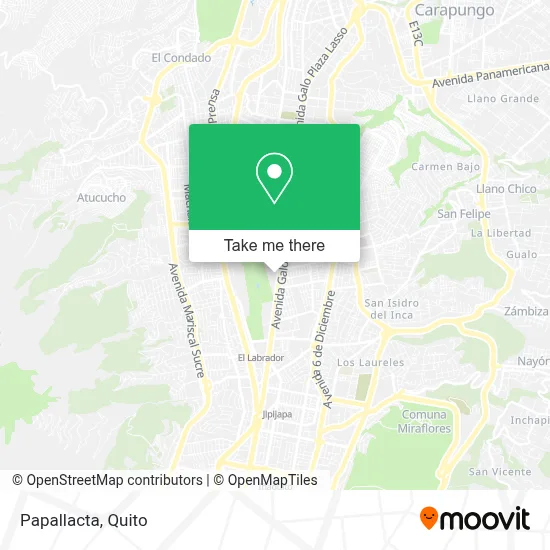 Papallacta map