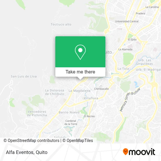 Alfa Eventos map