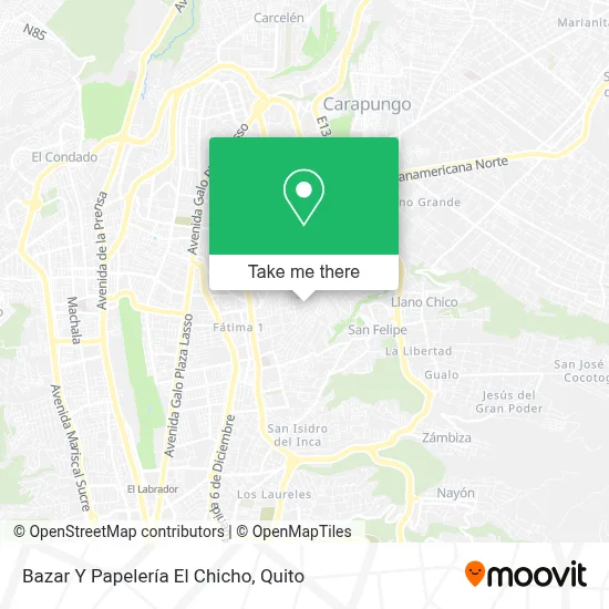 Bazar Y Papelería El Chicho map