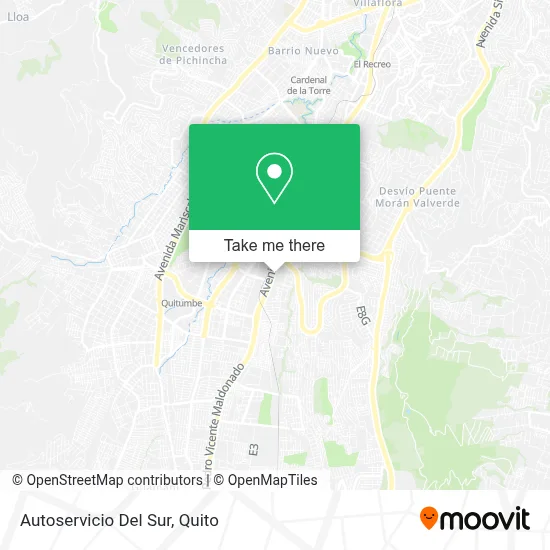 Autoservicio Del Sur map
