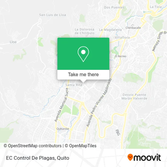 EC Control De Plagas map