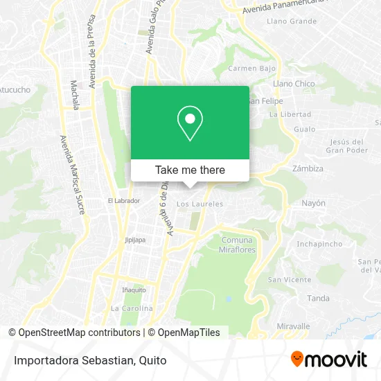 Importadora Sebastian map