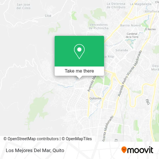 Los Mejores Del Mar map