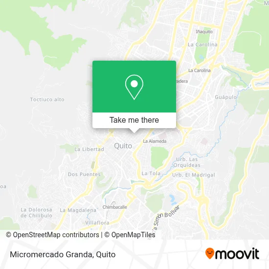 Micromercado Granda map