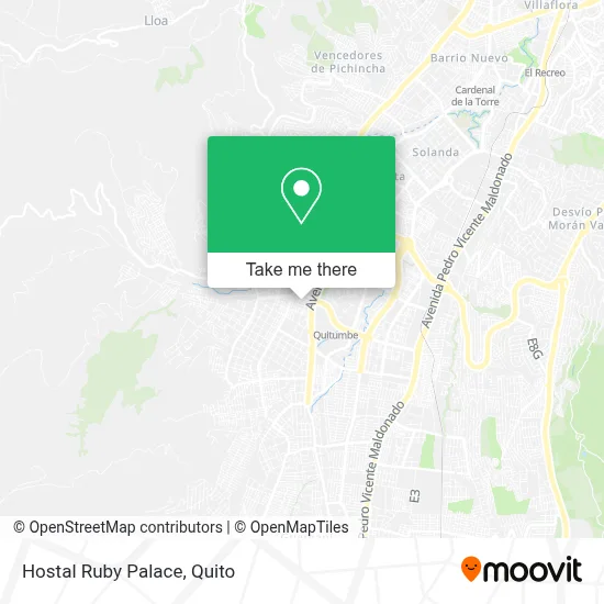 Hostal Ruby Palace map
