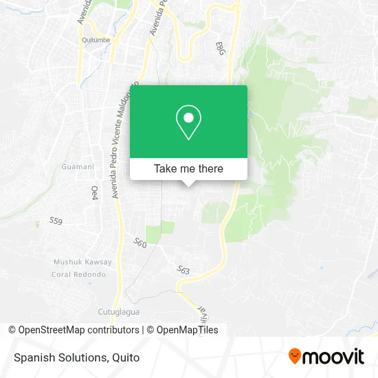 Spanish Solutions map