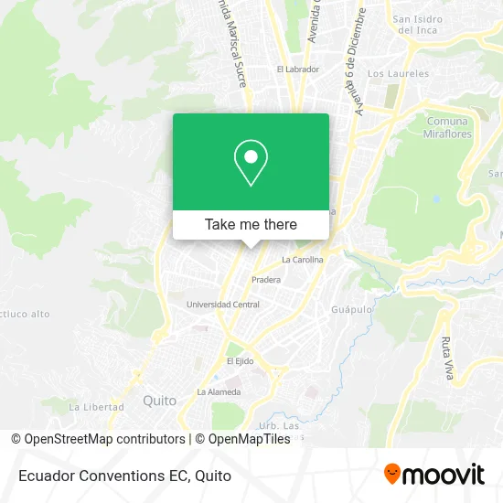 Ecuador Conventions EC map
