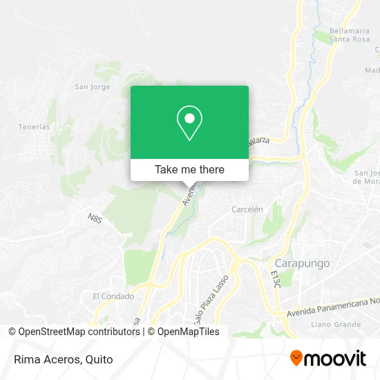 Rima Aceros map