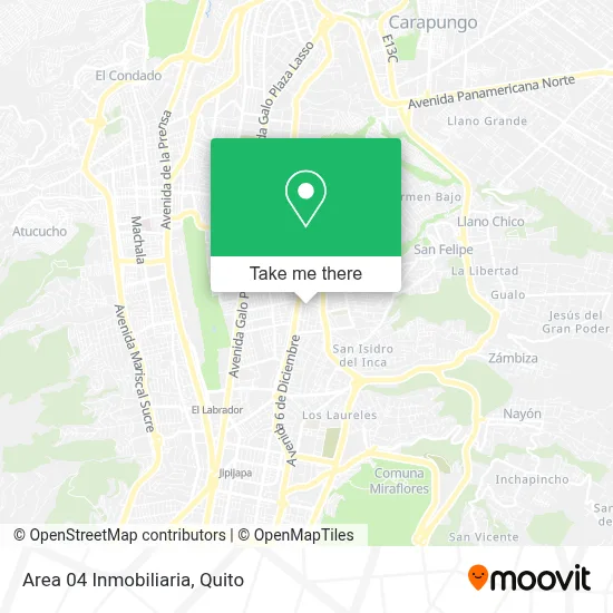 Area 04 Inmobiliaria map