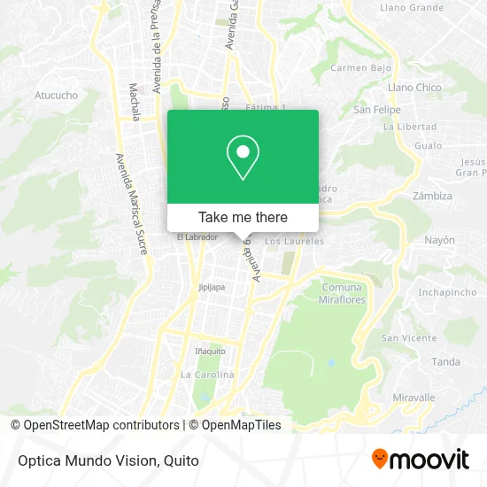 Optica Mundo Vision map