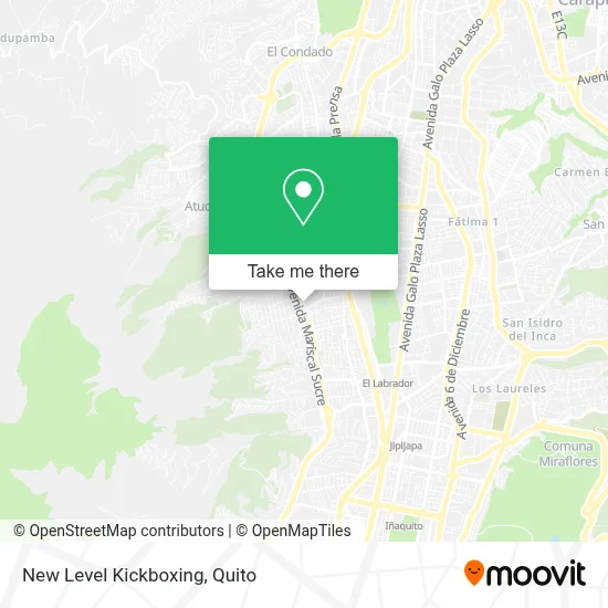 New Level Kickboxing map