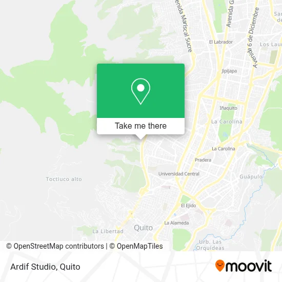 Ardif Studio map