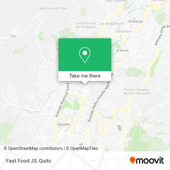 Fast Food J3 map